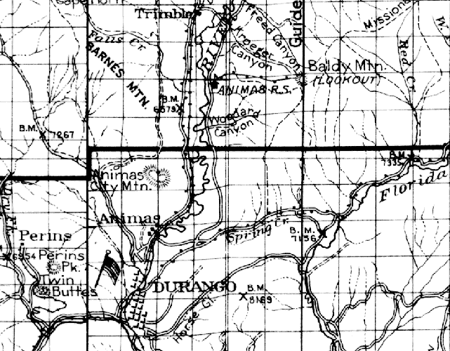1921 San Juan Map